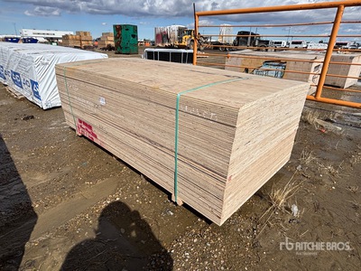 Quantity of (80) 3/8" 4x8 CSP/DFP No Stamp Multiplex (Unused)