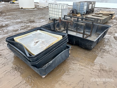 Quantity of (7) Leak containment trays