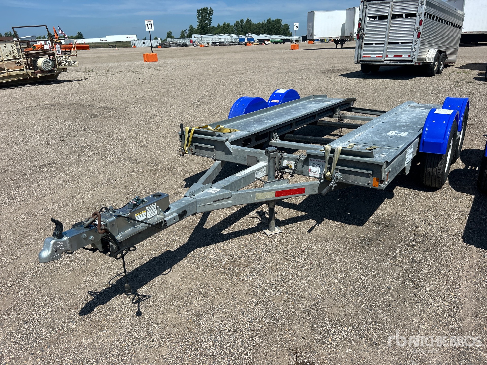 2019 Demco AT7000P T/A 1 Car Open Car Carrier Trailer