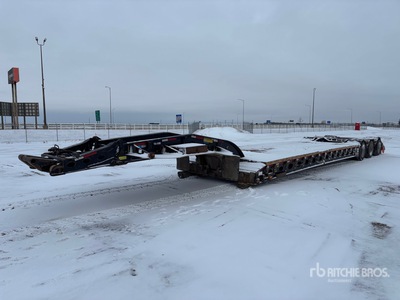 2015 Peerless LB60 60 ton Tri/A Double Drop Removable Gooseneck Lowboy Trailer