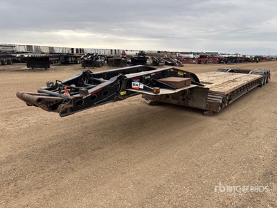 2015 Peerless LB60 60 ton Tri/A Double Drop Removable Gooseneck Lowboy Trailer