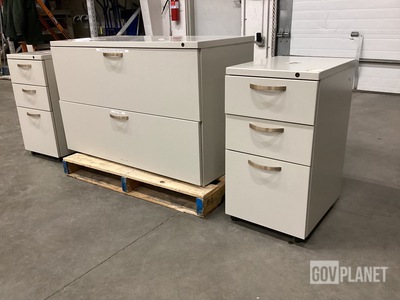 (3) Assorted Filing Cabinets