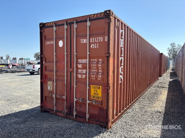 2007 40 ft High Cube Storage Container