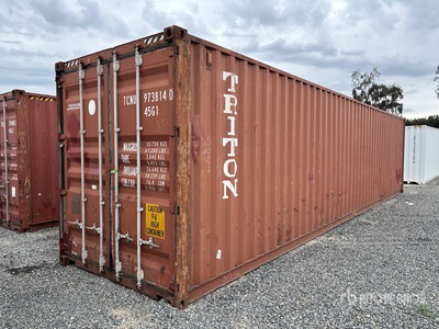 2007 40 ft High Cube Storage Container