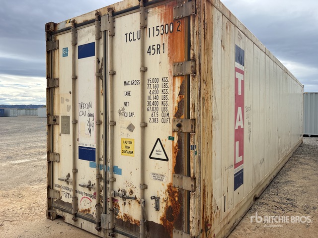 2011 40 ft High Cube Refrigerated Storage Container