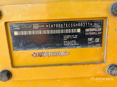 2015 Cat D7E LGP Tractor de cadenas