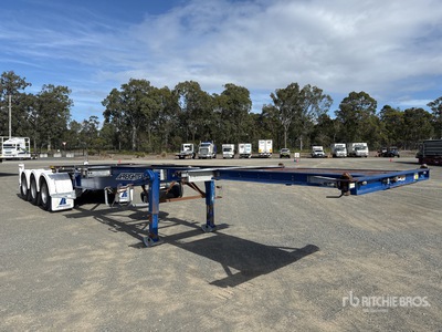 2009 MaxiTrans 8.3 m Tri/A B-Double Lead Remolque Portacontenedores