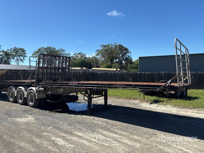 1998 Southern Cross 8.3 m Tri/A B-Double Lead Pritsche Anhänger