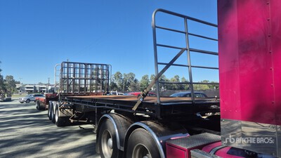 1998 Southern Cross 8.3 m Tri/A B-Double Lead Flatbed Trailer