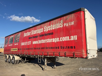 2010 Vawdrey 13.2 m Tri/A Remolque con Lona