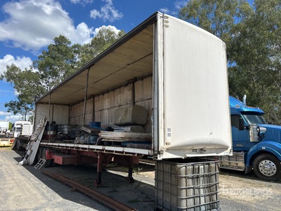 1996 Vawdrey 13.3 m Tri/A Zijtrailer met gordijn