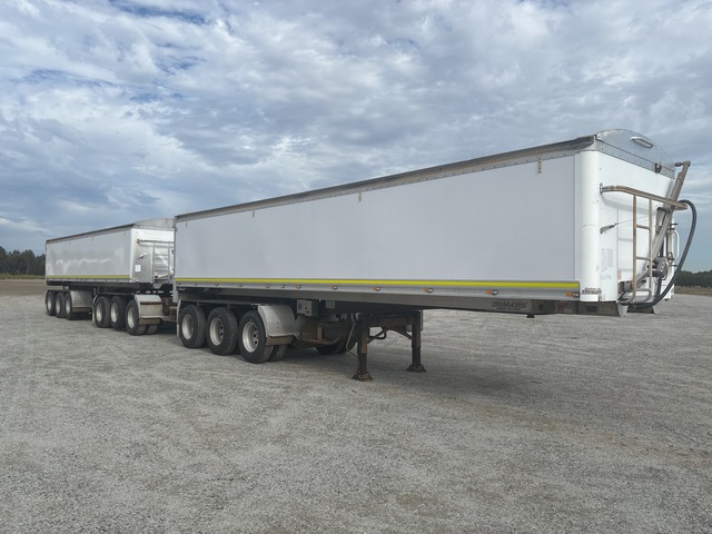 2015 Graham Lusty Tri/A A-Double Road Train Tipping Trailer