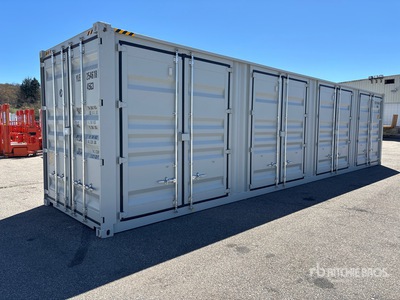 2026 40 ft High Cube Multi-Door Storage Container