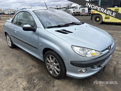 2002 Peugeot 206 CC Convertible Automobile (Inoperable)