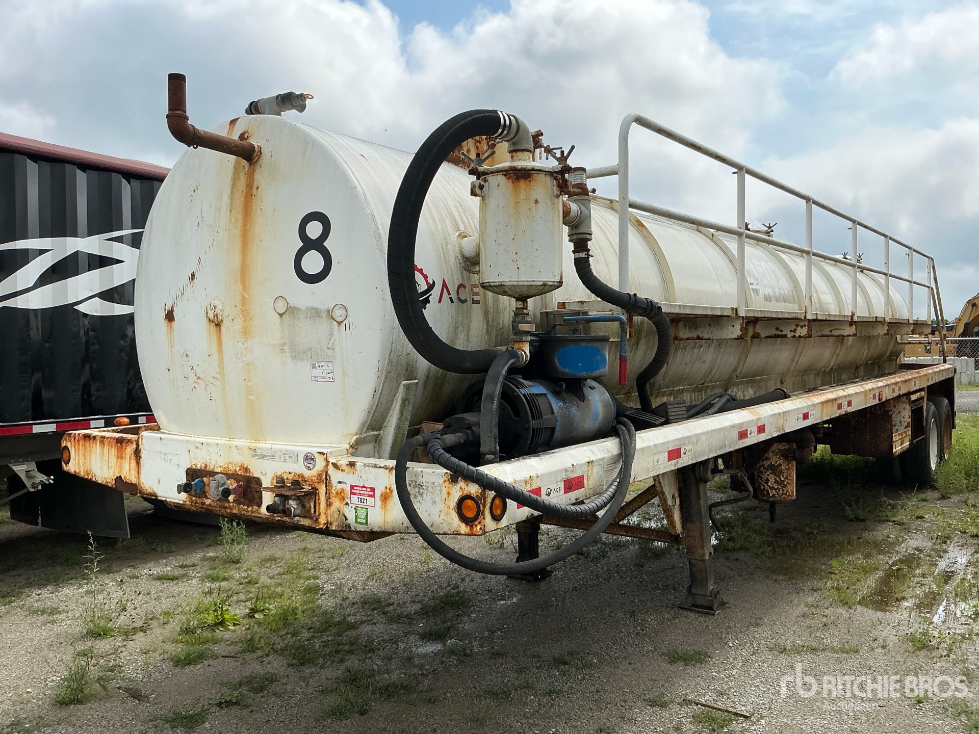 2018 Grupo Remolques Del Norte VT803850LAB T/A Vacuum Tanker Trailer