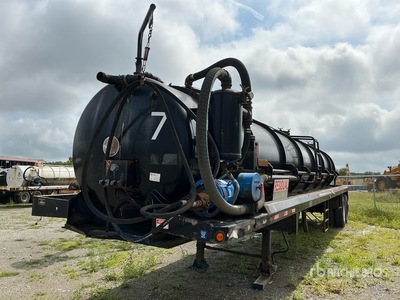 2012 Dragon 130 bbl T/A Vacuum Tanker Trailer