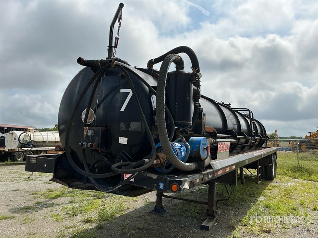 2012 Dragon 130 bbl T/A Vacuum Tanker Trailer