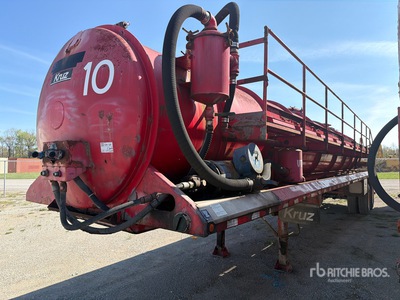 2012 Kruz SVAC-130-39 T/A Vacuum Tanker Trailer
