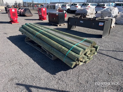 Quantity of 3 m Wooden Posts Divers