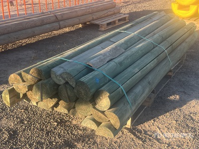 Quantity of 3 m Wooden Posts