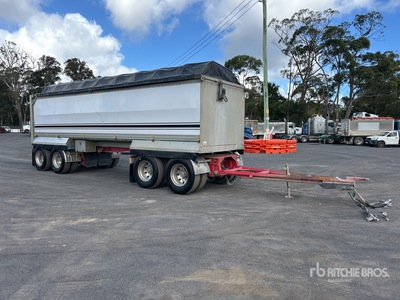2014 Sloanebuilt 8.2 m Quad Dog kiep aanhangwagen