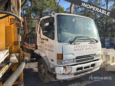 2007 Mitsubishi FK600 4x2 Roll-Off Truck (Inoperable)