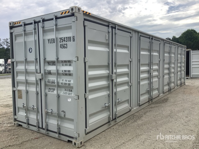 2026 40 ft High Cube Multi-Door Storage Container