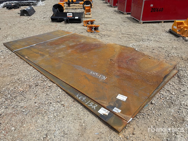 2026 SKLP 5 ft x 10 ft (0.4 in Thick) Steel Plates (Unused)