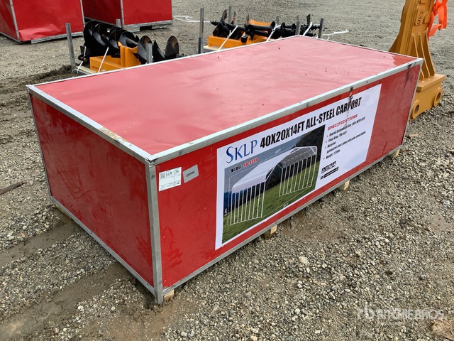 2026 SKLP SK-SC40 40 ft x 20 ft x 14 ft Carport (Unused)