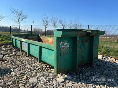 11 m3 6 m Benne Ampli Roll 11m3 Roll-Off Container