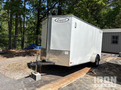 2022 Nationcraft 712VSRW 7X12 12 ft S/A Remolque Cerrado