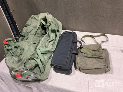 (15) Duffel Bags, (82) Pouches, (23) Carrying Bags & Assorted Items