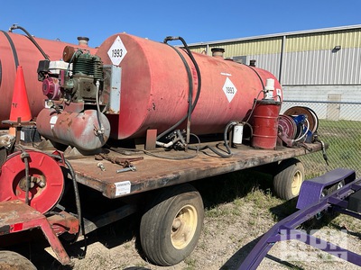 Drawbar T/A 1000 gallon Brandstofaanhanger