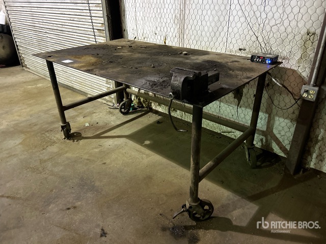 49 In. x 7 Ft Shop Table | Ritchie Bros. Auctioneers