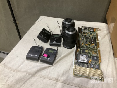 (25) Camera Lenses, (6) Receivers, (2) Circuit Board Assemblies & Assorted Items