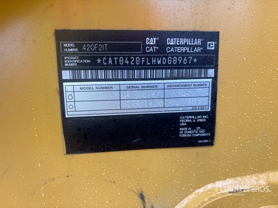 2016 Cat 420F2 IT Retroexcavadora