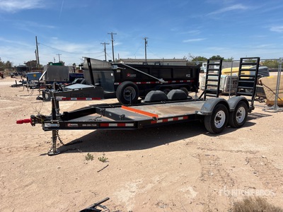 2019 MMDI 614SLTD 14 ft T/A Equipment Trailer