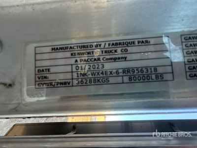 2024 Kenworth W900B 8x6 Heavy Haul Tracteur Routier Couchette