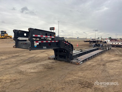 2009 Fontaine Magnitude 55H MDSR 60 Tri/A Double Drop Removable Gooseneck Góndola