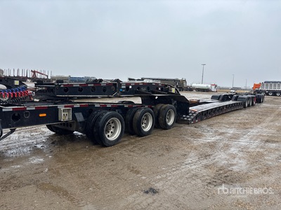 2016 Pacesetter Tri/A Double Drop Removable Gooseneck 3 3 2 Combination Lowboy Trailer