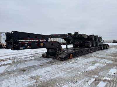 2023 K-Line KLH504 85 ton Double Drop Removable Gooseneck 3+3+3 Combination Rail Beam dieplader