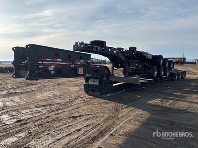 2024 K-Line KLH504 Beam Double Drop Removable Gooseneck 85 ton 3 3 3 Combination Remorque Surbaissée