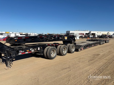 2024 K-Line KLH504 Tri/A Double Drop Removable Gooseneck 85 ton 3 3 3 Combination Lowboy Trailer