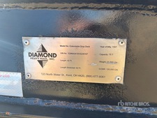 1997 Diamond 75 ton Tri/A 42 ft - 62 ft Extendable 75 ton 3 1 Combination Lowboy Trailer