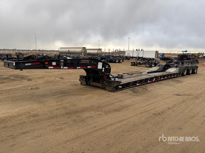 2024 Fontaine 60 LC Tri/A Double Drop Removable Gooseneck Lowboy Trailer