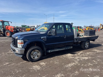 2008 Ford F-250 XL 4x4 Extended Cab Flatbed Truck