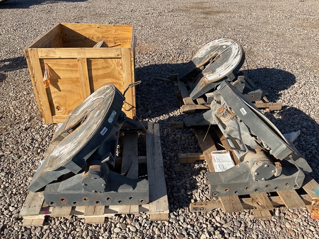 (4) Holland FW2080-S06107-LL Fifth Wheel Assemblies (4) Holland FW2080-S06107-LL Fifth Wheel Assemblies