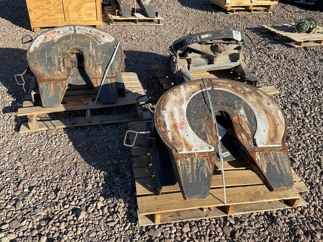 (3) Holland FW2080-S06107-LL Fifth Wheel Assemblies (3) Holland FW2080-S06107-LL Fifth Wheel Assemblies
