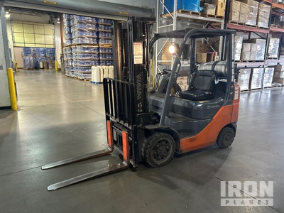 2018 (unverified) Toyota 8FGCU25 4500 lb Cushion Tire Forklift