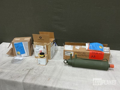 (1) Fan, (1) Cylinder Assembly, (50) Electrical Contacts & Assorted Items